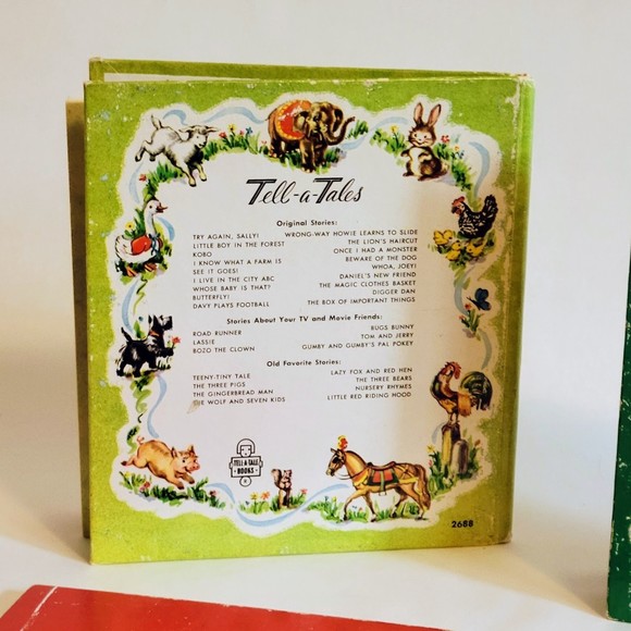 Vintage Tell-A-Tale Whitman Hardcover Childrens Fairy Tale Books. Lot of 4. - Picture 11 of 16